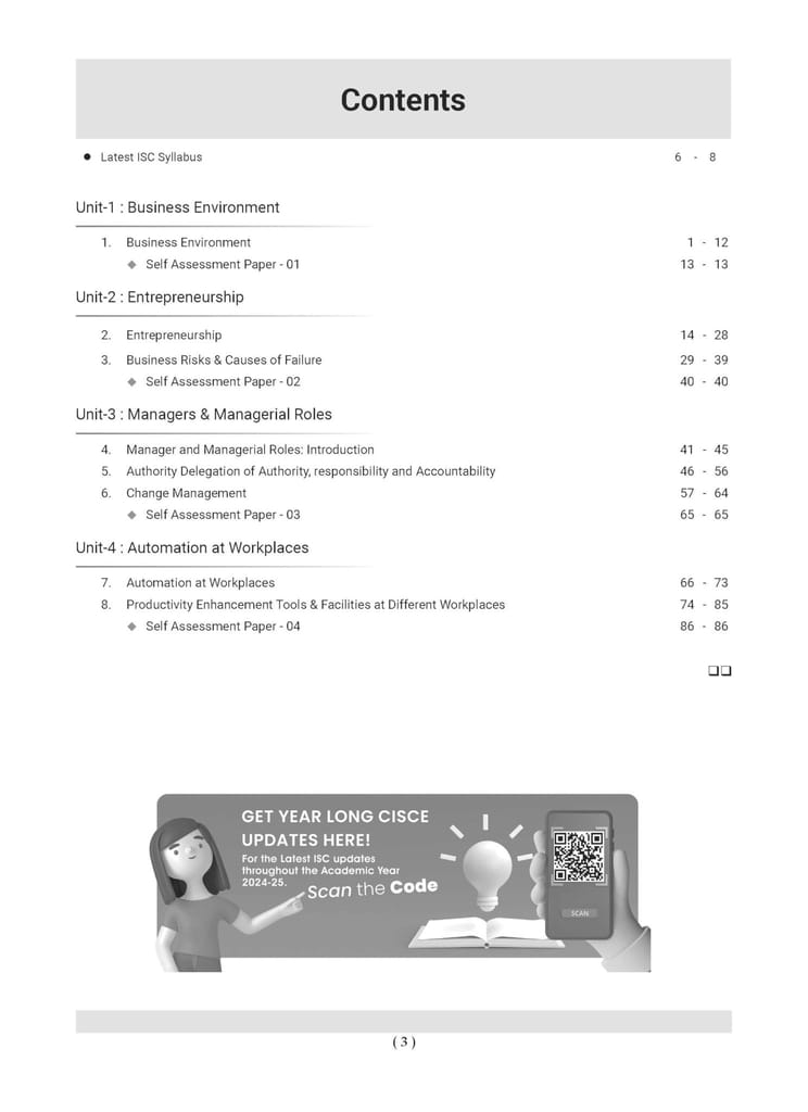 Oswaal ISC Question Bank Class 11 Business Studies | Chapterwise | Topicwise | Solved Papers | For 2025 Exams Oswaal Editorial Board view 2