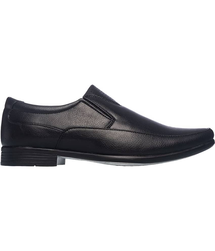 KHADIM - Black Men's Slip On Formal Shoes view 2