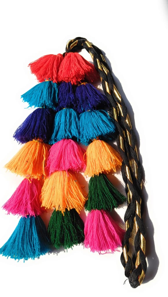 Women & Girls Light Weight Heavy Punjabi Paranda | Hand made Braid Tassles