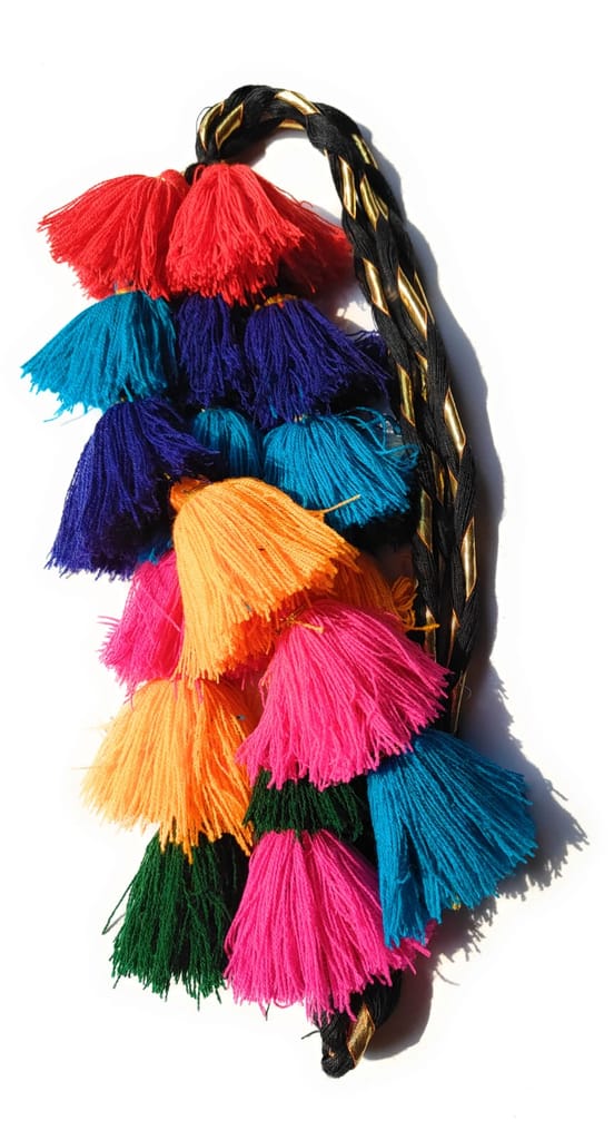 Women & Girls Light Weight Heavy Punjabi Paranda | Hand made Braid Tassles view 2