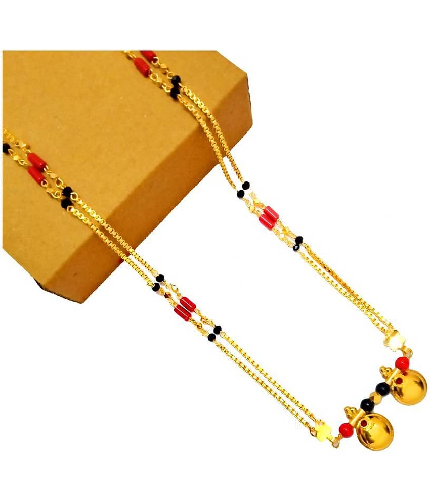 KRIMO - Golden Mangalsutra ( Pack of 1 ) view 2
