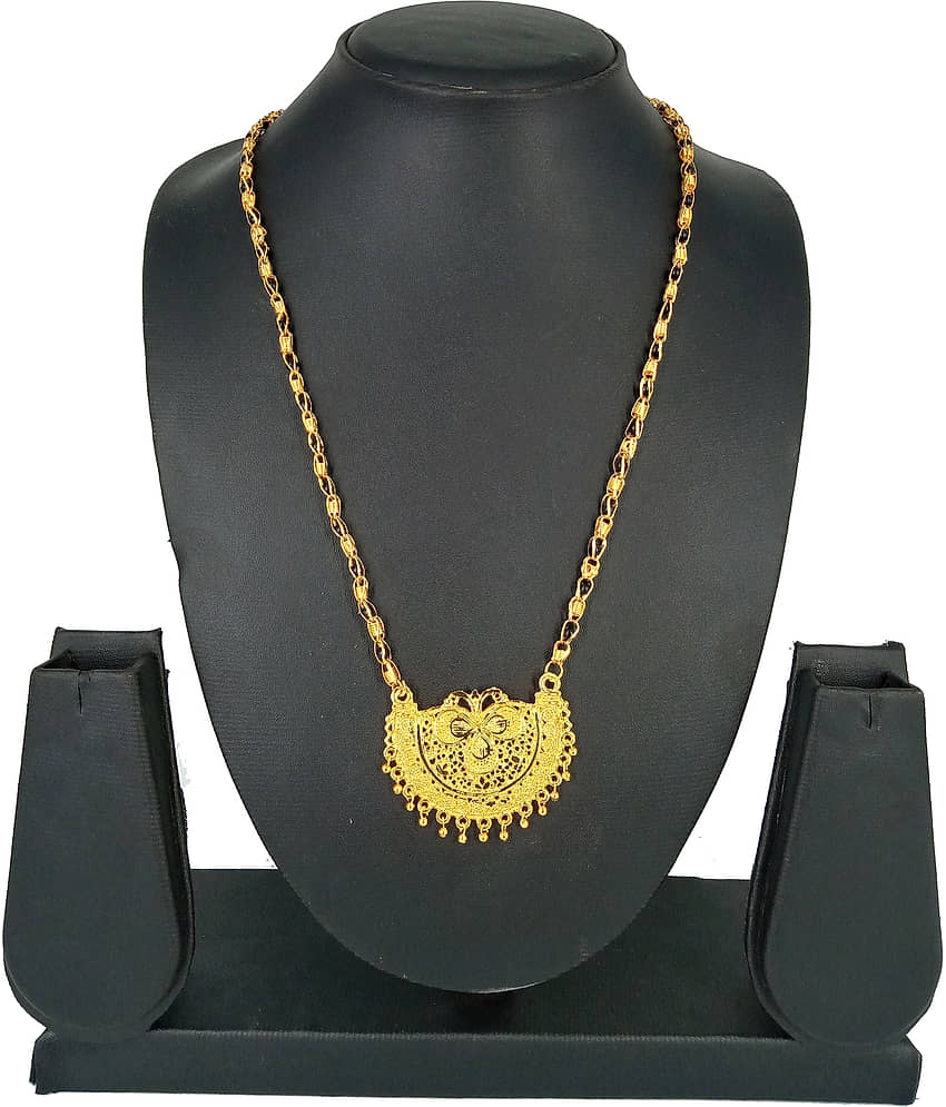 KRIMO Gold Plated Letest & Designer Mangalsutra For Women-100291 view 2