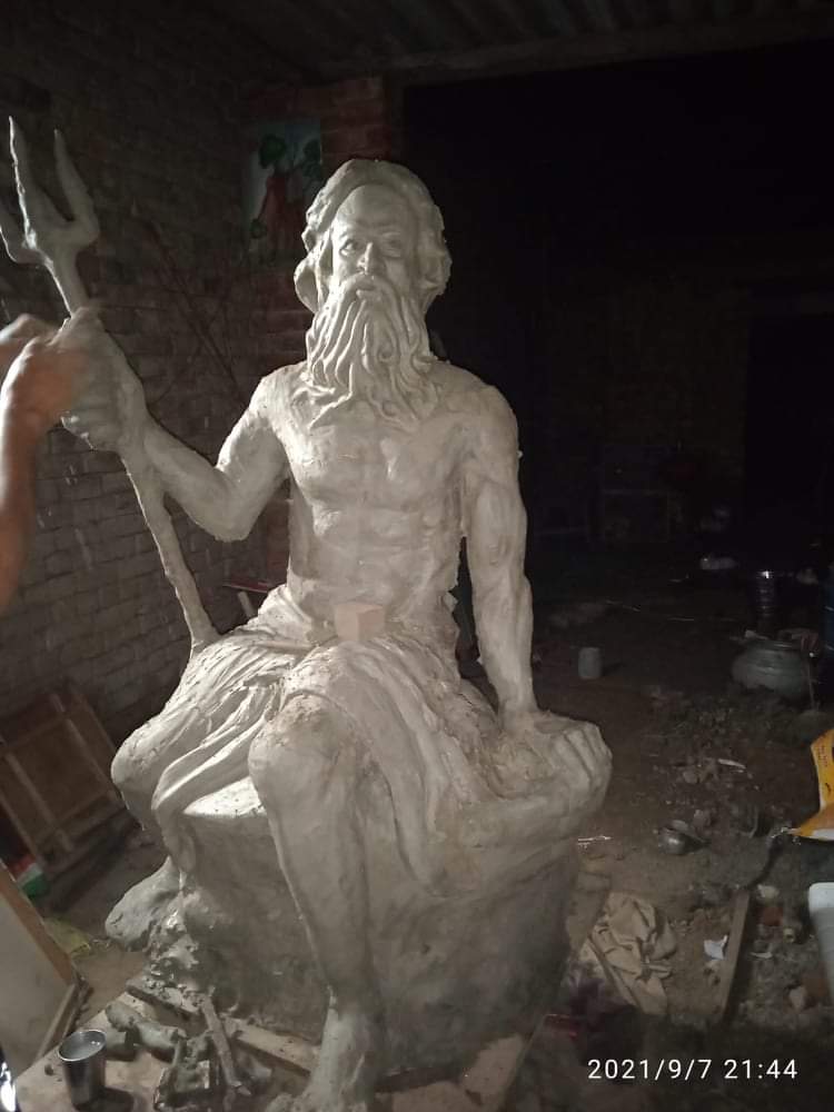 Neptune Statue 12 Feet view 2