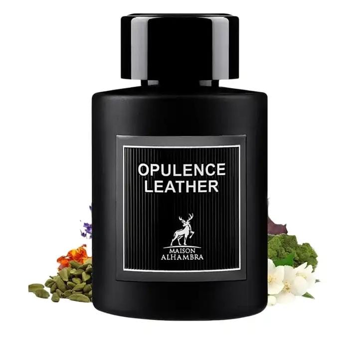 Maison Alhambra Opulence Leather Perfume 100ML EDP for Men, Rich & Intense Leather Fragrance, Long-Lasting Signature Scent view 2