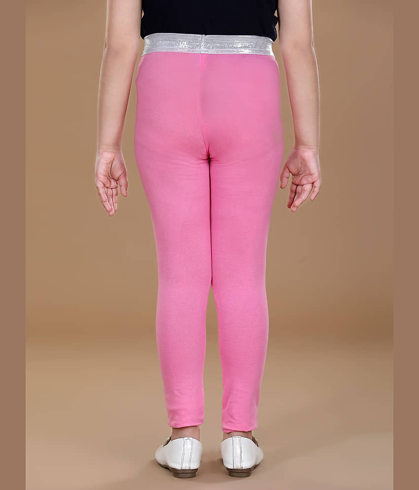 StyleStone Pack of 1 Girls Lycra Leggings ( Red ) view 2