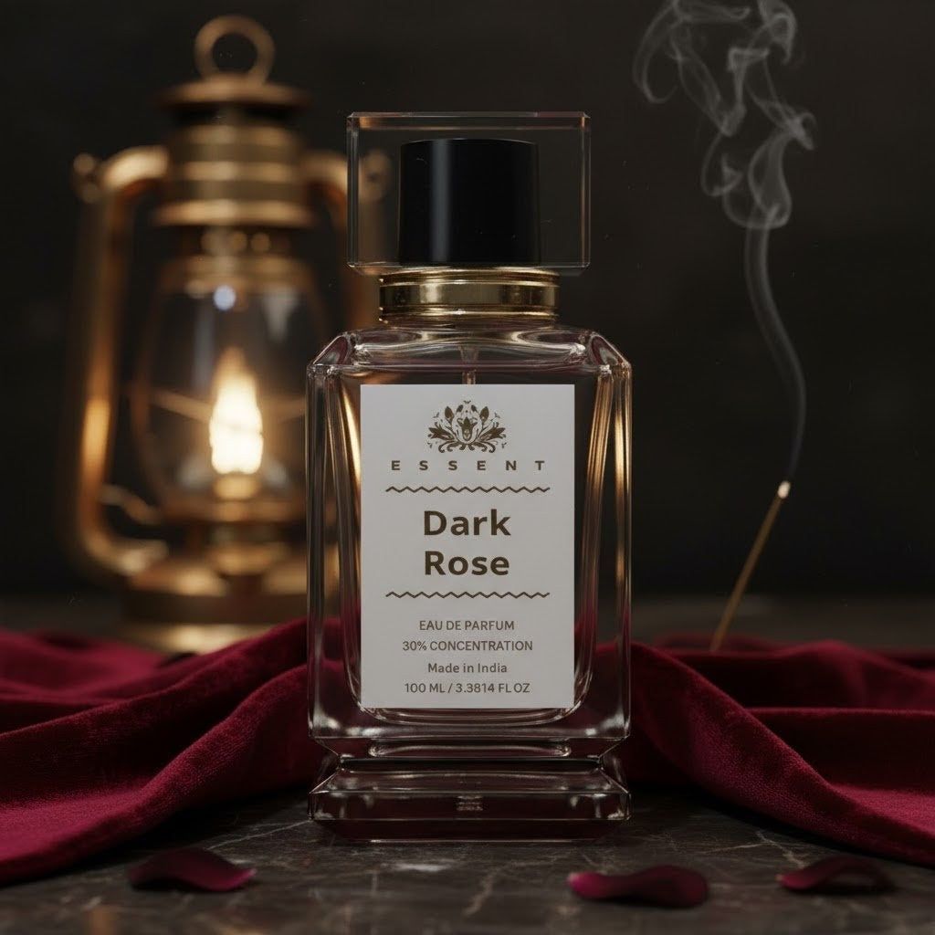 Essent Perfumes Dark Rose Eau de Parfum (EDP) – Deep Rose Floral Smoky Long Lasting Perfume – Unisex Fragrance view 2
