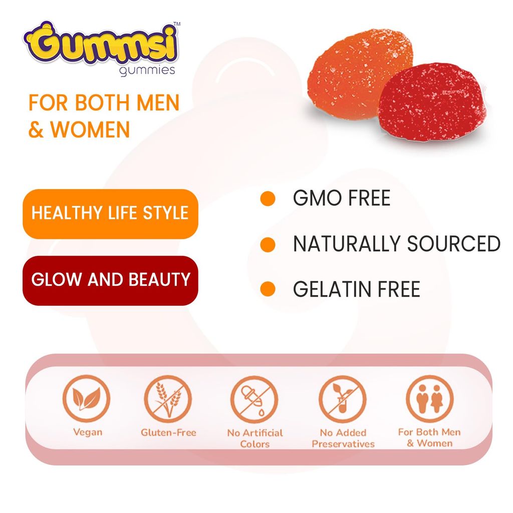 Gummsi Gummies Biotin & Ashwagandha Gummies | 30 Gummies Each (Pack of 2) view 2