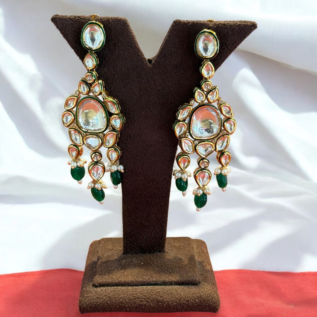 Exquisite Kundan Meenakari Choker Necklace Set By Dia Art Jewels view 2