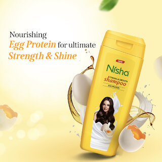 Nisha Shampoo For Women & Men 75ml EACH (Pack OF 10) | Egg Protein Flavour view 2