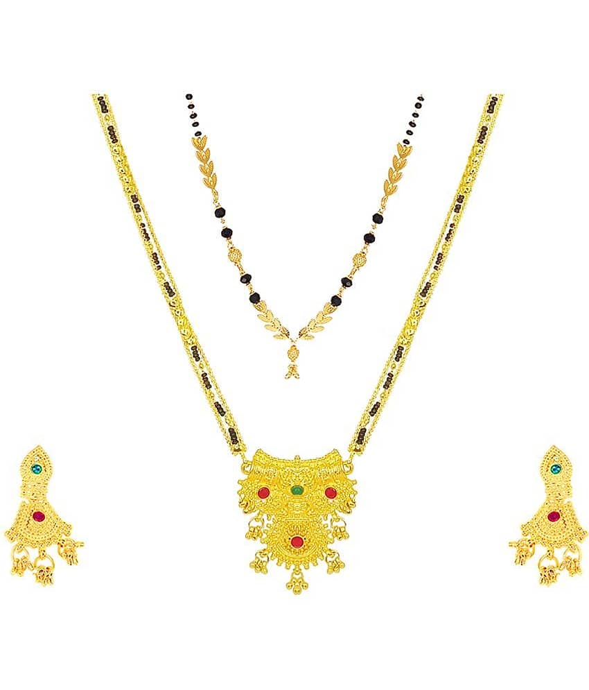JIPPA - Golden Mangalsutra ( Pack of 1 ) view 2