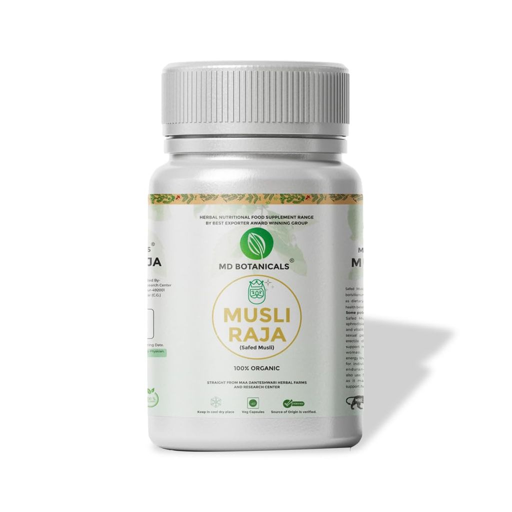 MD Botanicals Musli Raja Capsules | 60 Capsules | Helps Maintain Overall Health view 2