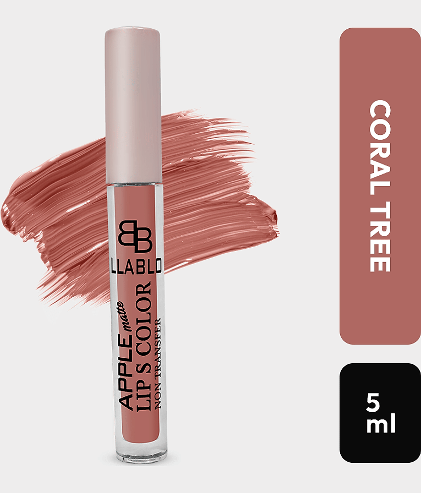 BELLABLOOM Coral Tree Nude Red Liquid Matte Lipstick, Smudge Proof & Creamy Texture, 5ml (Pack of 1) view 2
