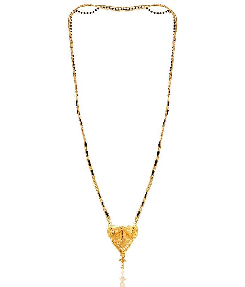 Shankhraj Mall Gold Plated Letest & Designer Mangalsutra For Women-100197 view 2