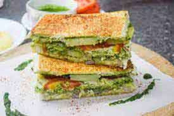 Bombay club grilled sandwich
