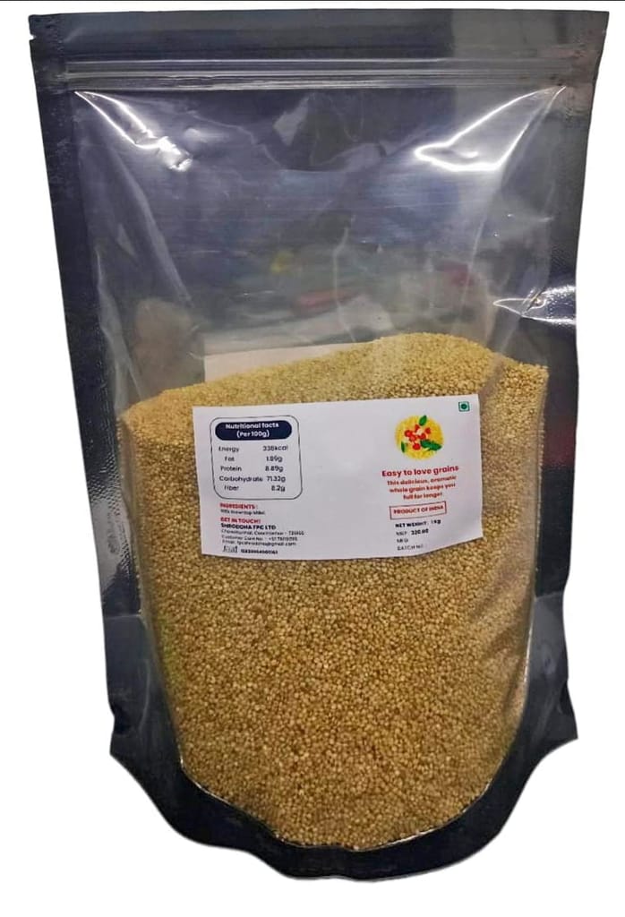 Brown top millet view 2