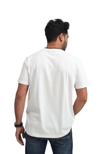 TRENDLAND Men's Pure Cotton ||180 GSM || Front Print & Back Solid || Round Neck Half Sleeve Regular Fit T-Shirt for Men (Pack of 1) view 2