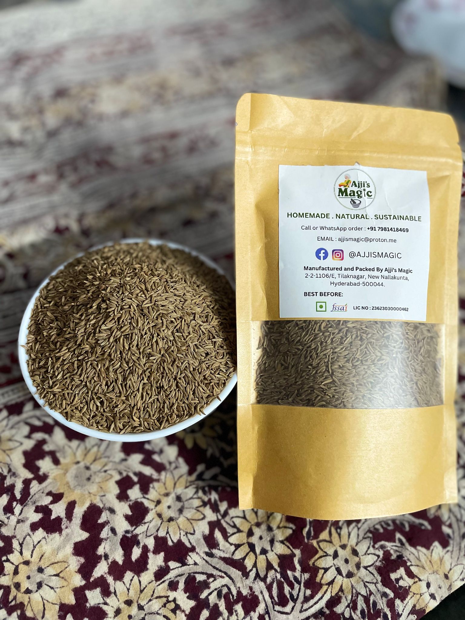 Ajji's Magic 100% Natural Shahjeera view 2