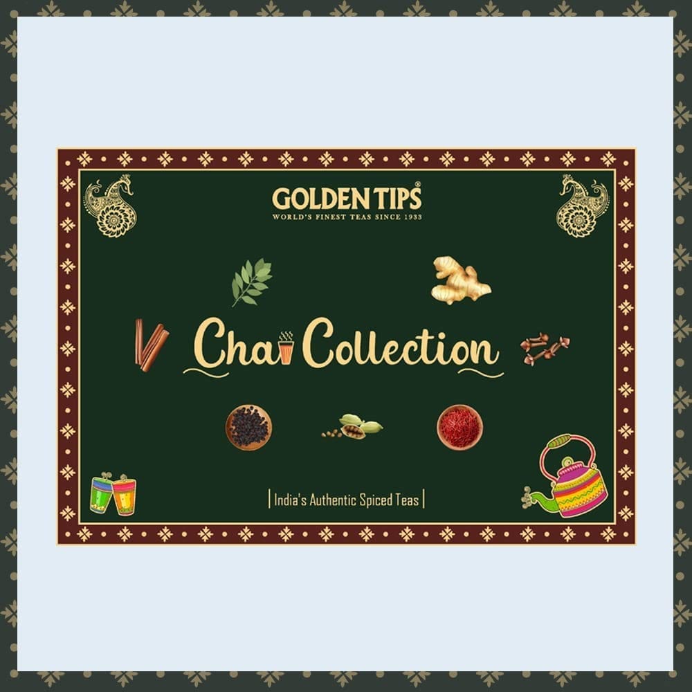 Golden Tips Spiced Tea Gift Set – Masala Chai, Ginger Mastea & Kadak Chai | 3-in-1 Loose Leaf Chai Collection Ideal for Birthdays, Corporate Gifts & Festive Gifting view 2