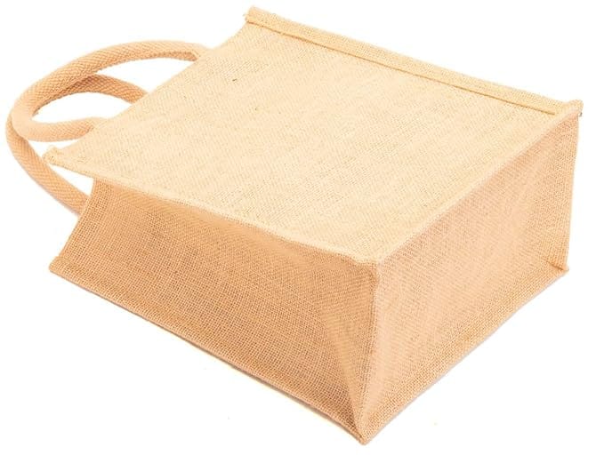 **Jute Tote Bag - Reusable Grocery Shopping Bag