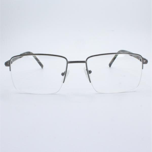 Lensoz Elite X Luxe Half Rim Rectangle - Medium - Gunmetal view 2