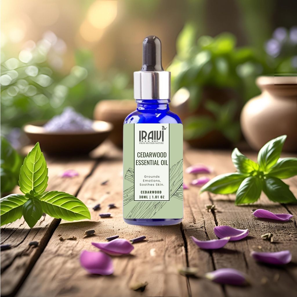 Iraivi Premium Cederwood Essential Oil | Pure & Natural by Iraivi Organics view 2