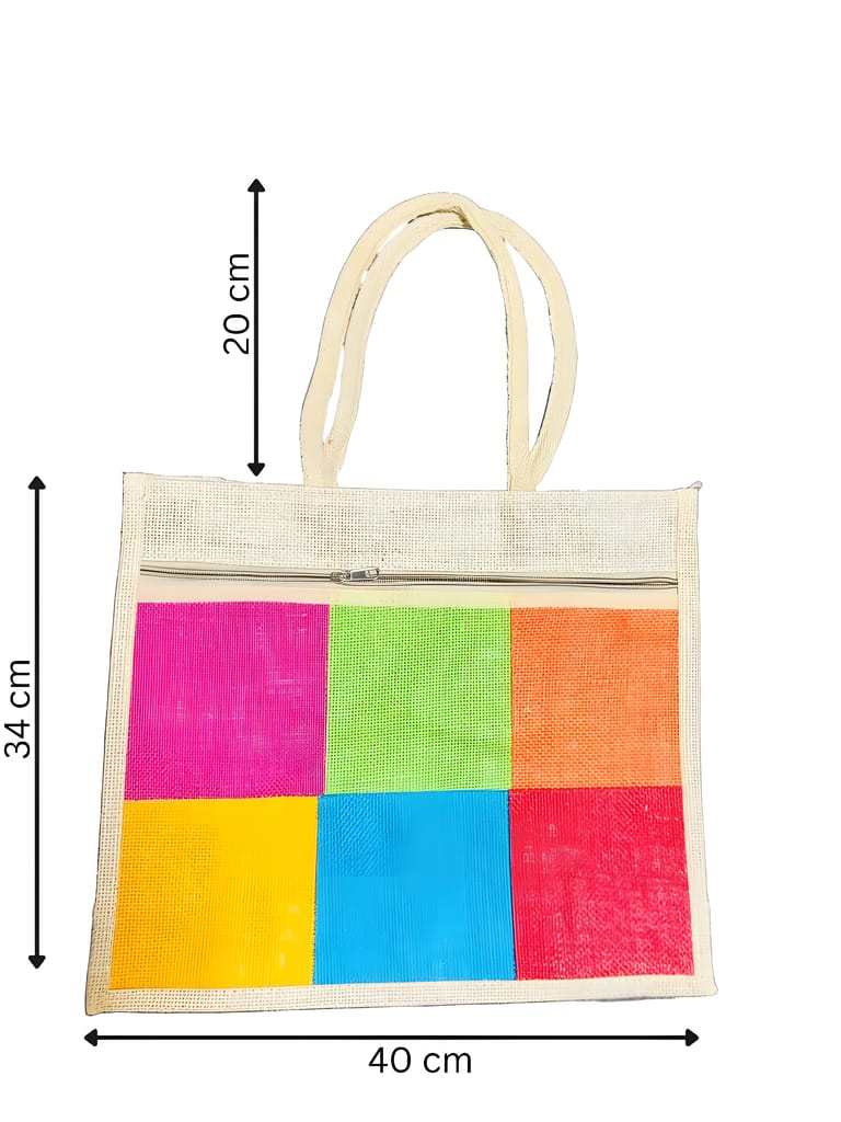 Multi-Purpose Jute Bag - Spacious, light & easy to carry view 2