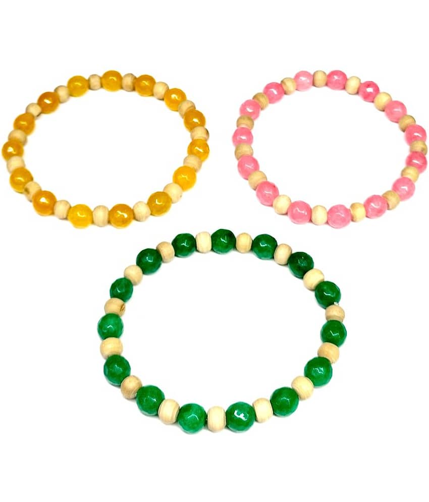 DAIVYA WELLNESS - Multicolor Bracelet ( Pack of 3 ) view 2