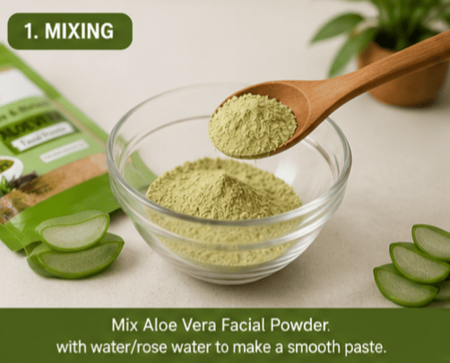 Shushraj Jaivik Aloe Vera Facial Powder Combo Pack 160g view 2