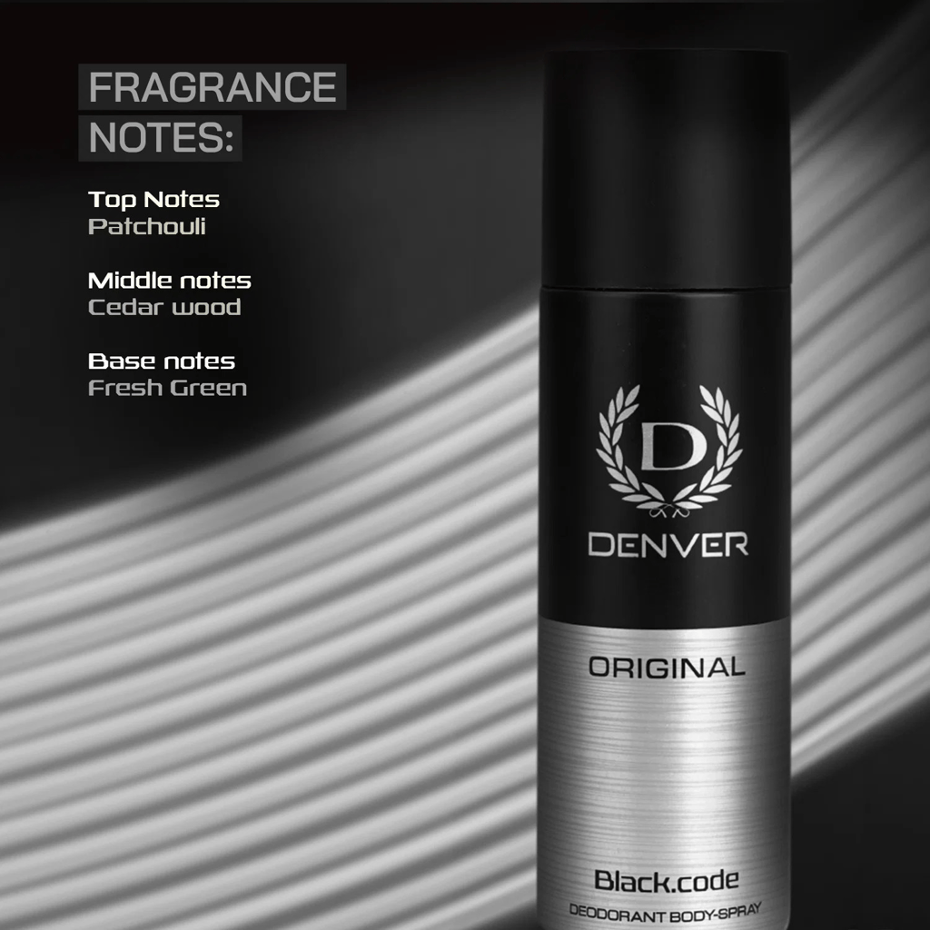 DENVER Black Code Original Nano Deo 50ml Deodorant view 2