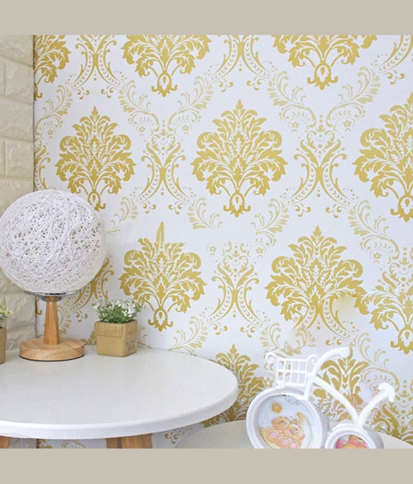 KAAF - Floral Wallpaper ( 40 x 1000 ) cm ( Pack of 1 ) view 2