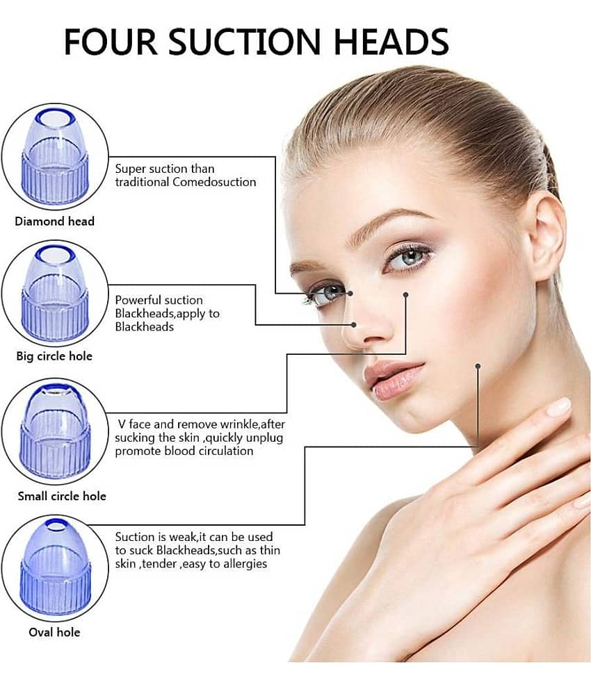 Gatih Suction Whitehead Extractor Black Head Remover Battery Operated Callus Remover Pcs view 2