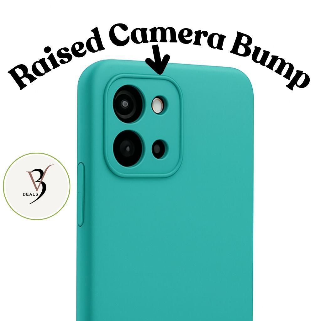 V3Deals Back Cover for Oppo F31 5G Matte Silicone Camera Protection | Slim Fit Shockproof Bumper Cover | Anti-Slip Soft Rubberised Case for Oppo f31 5g Back Cover & Oppo f31 Cover (Black) view 2