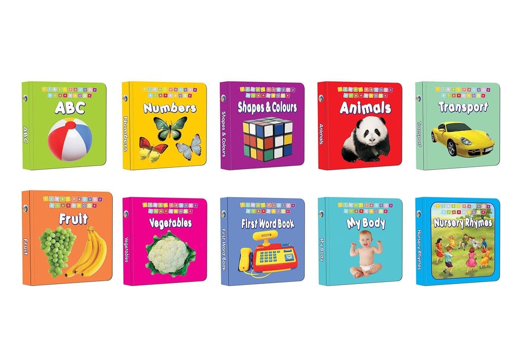 First Padded Board Books Gift Pack for Kids Age 0- 2 years- A Set of 10 Board Books for Toddlers & Kids [Board book] Dreamland Publications view 2