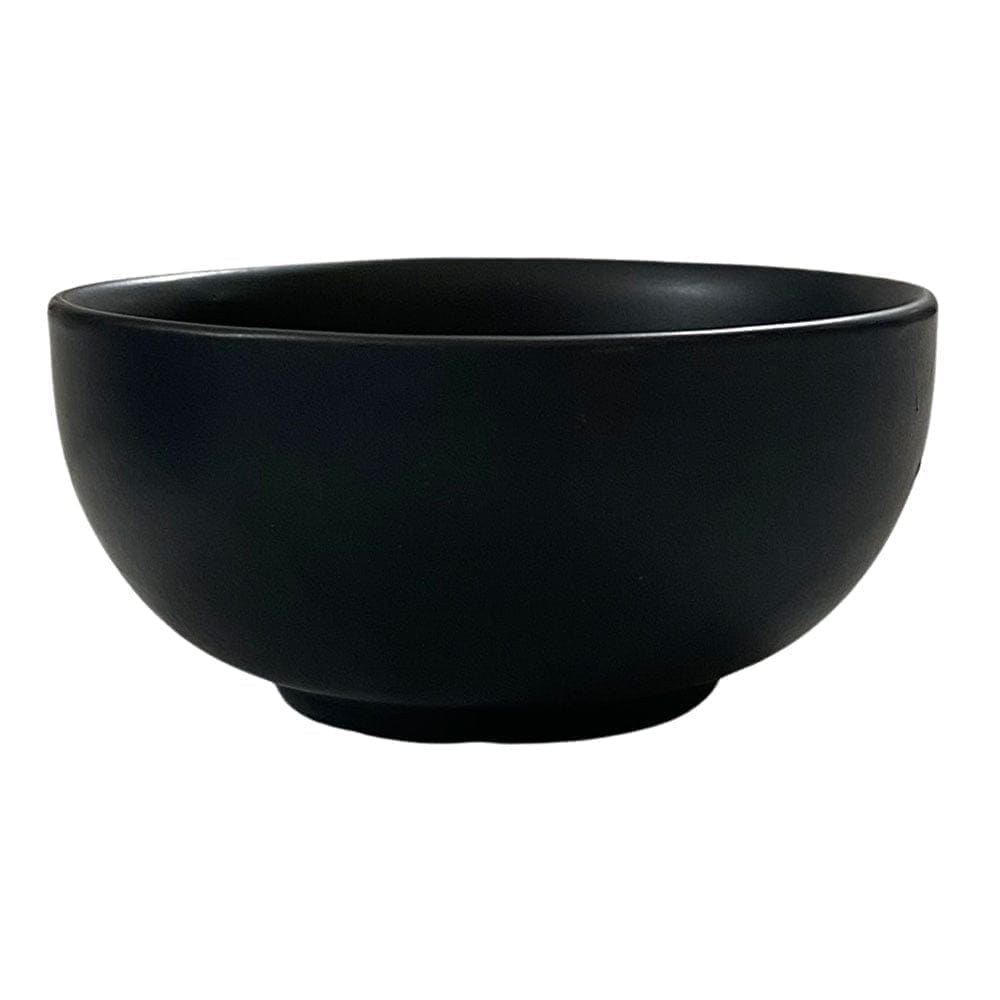 Ceramic Dining Matte Black Ceramic Bowls Katoris Set of 6 view 2