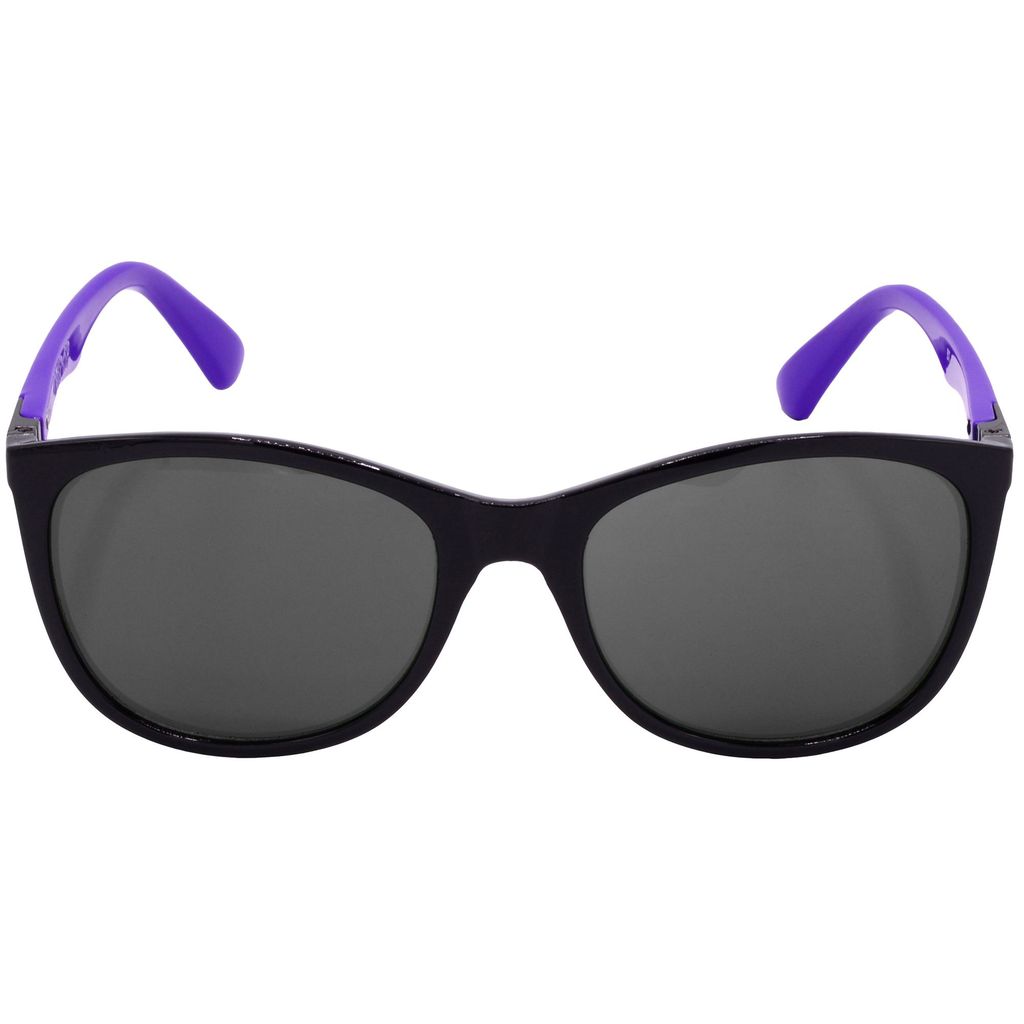 Hrinkar Grey Cat-eye Cooling Glass Black, Violet Frame Best Sunglasses for Women - HRS-BT-06-BK-VLT-BK view 2