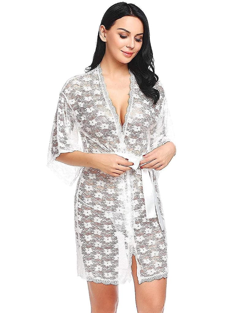 Women Plus Size Sleepwear Set Sexy Lingerie Transparent Lace Exotic Babydoll Underwear Sleepwear Comfortable Gown M-7XL view 2