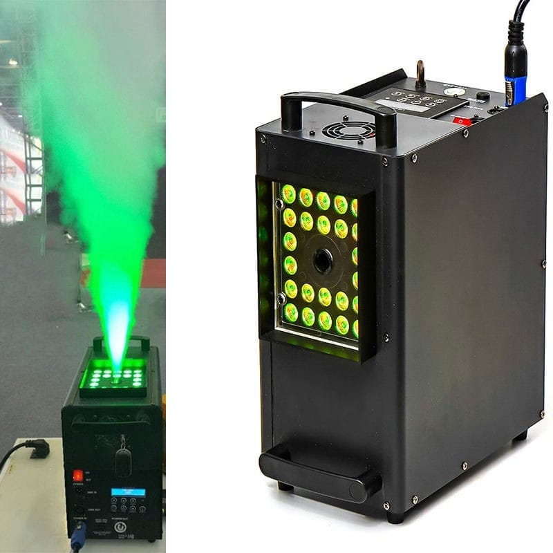 SPARKWORLD 3500w HEAVY UPPER Fog Smoke Machine +36 LED REMOTE CONTROL BOOSTER For Party Disco Dj Bar multi-angle Atmosphere Equipment Stage Smoke Machine | Colour: 3500w(WithLED) view 2