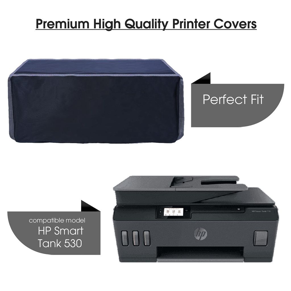Palap Super Premium Dust Proof Printer Cover for HP Smart Tank 530 (Black, 49.9 x 42.3 x 24.8 cm) view 2
