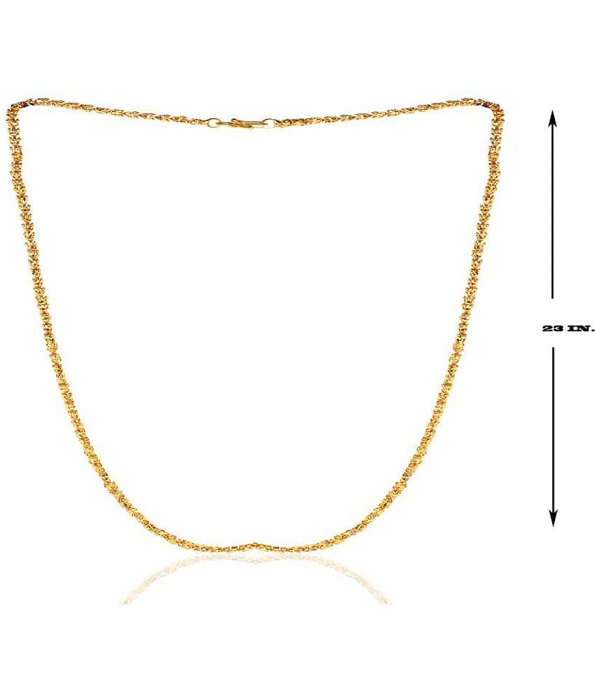 KRIMO Gold Plated Chain ( Set of 1 ) view 2