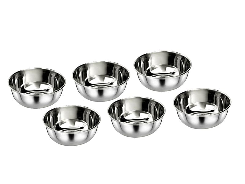 Stainless Steel Katori/ Vatti /Bowl Set 6Pcs view 2
