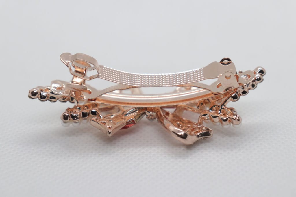 Elegant Rhinestone and Pearl Hair Clip view 2