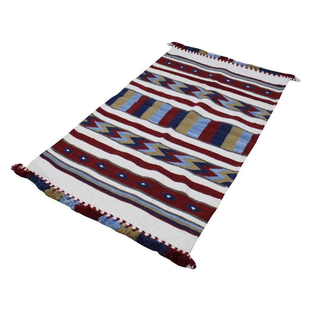 Garvi Gurjari (A Gujarat Govt Enterprise Handmade Multicolor Kharad Carpet/ Rugs view 2