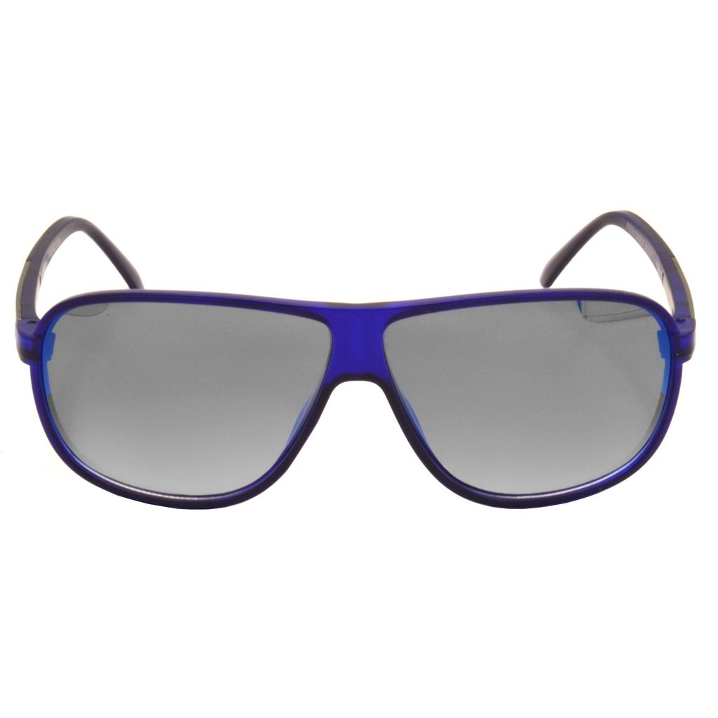 Hrinkar Grey Rectangular Sunglasses Brands Black Frame Goggles for Men & Women - HRS473-BU-SLVR-MCRY view 2