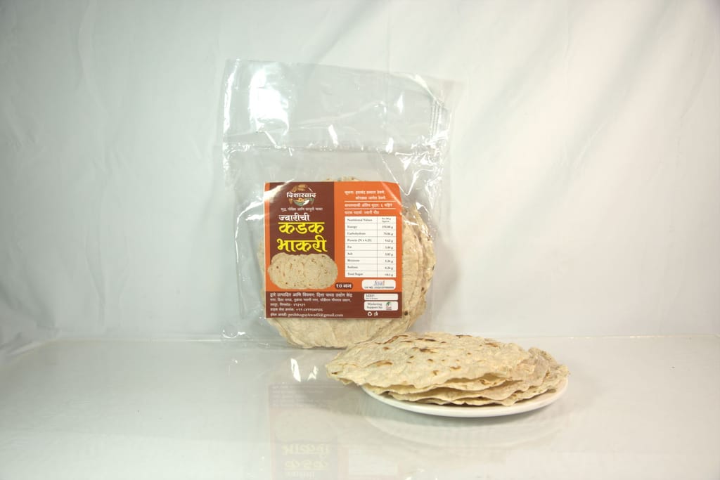 Millet-Based Crisp Flatbread (Jwarichi Kadak Bhakari ) view 2