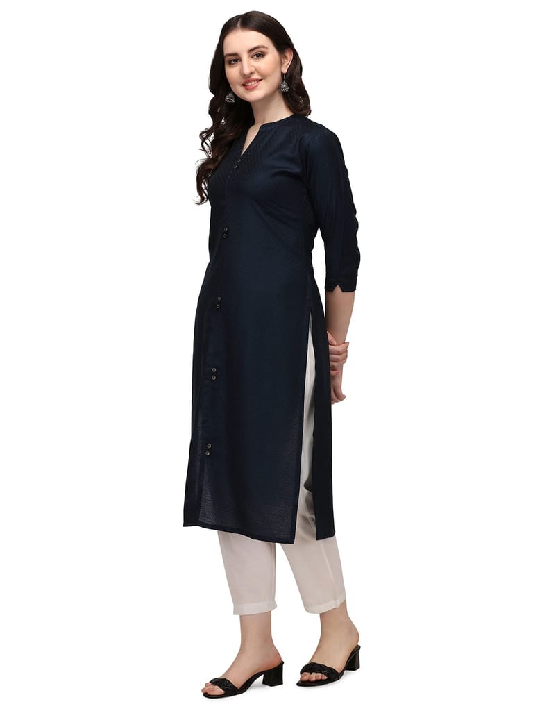 Florence Women's Regular Fit Dress kurti view 2