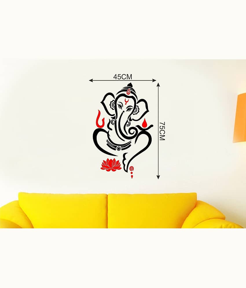 Inkfence Wall Sticker Religious ( 75 x 45 cms ) view 2