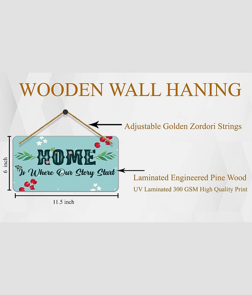 Saf Wood Wall Sculpture Multi - Pack of 1 view 2