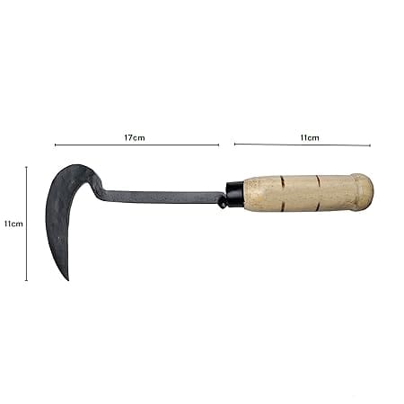 Desi Village Blacksmith Handmade Weeder for Gardening - Soil Digger Hand Tool / Hand Weeder view 2