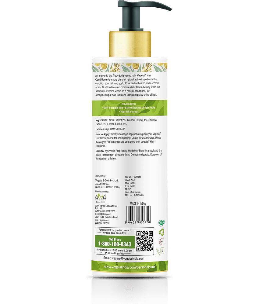 Vegetal Hair Conditioner 200 gms view 2