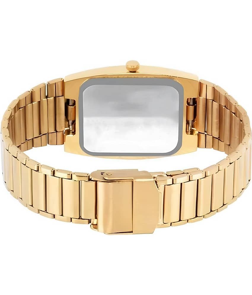 Viser Gold Metal Analog Men's Watch view 2